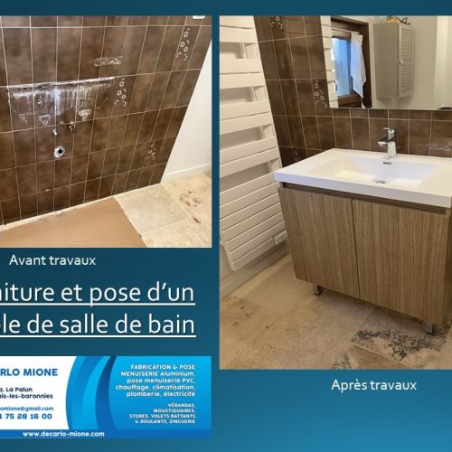 Meuble salle de bain